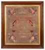 Embroidered "Next Year in Jerusalem," Dated 1906
