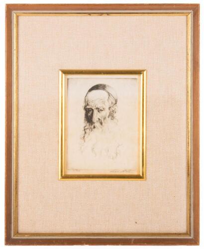Lionel Reiss (American, 1894-1988), Galician Rabbi, 1983