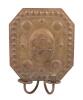 Brass Sabbath Wall Lamp, 19th Century