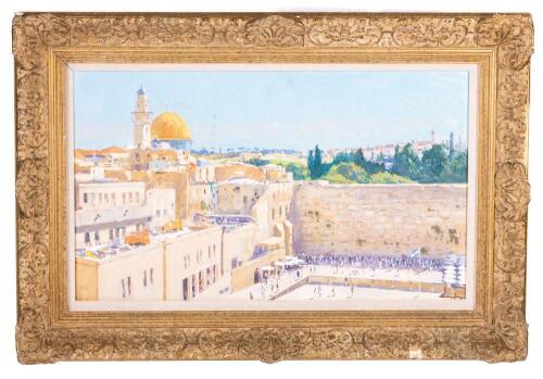 Niek van der Plas (Dutch, 20th Century), View of Jerusalem