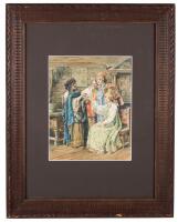 C. Frenzel (German, early 20th century), Genre Scene After Makovsky, 1912