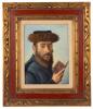 Portrait of a Rabbi Holding a Prayer Book