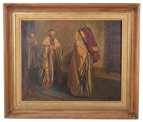 Unknown artist After William Rothenstein, "Carrying the Law," Jewish Religious Scene