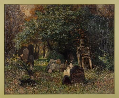 Eduard Gehbe, Austrian Jewish Cemetery Scene