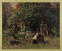 Eduard Gehbe, Austrian Jewish Cemetery Scene