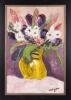 Attributed to Bernard Lorjou (1908&acirc;&euro;&ldquo;1986) - Floral Still Life with Yellow Vase