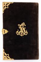 Siddur &acirc;&euro;&oelig;Seder HaAvodah,&acirc;&euro; Velvet-Bound with Gilt Mounts &acirc;&euro;&ldquo; Mannheim, 1855
