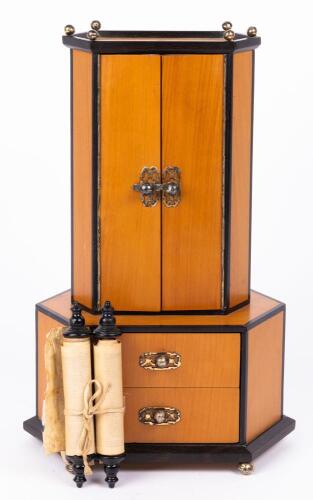 Miniature Torah Ark (Aron Kodesh), Catriel Sugarman, Jerusalem, circa 1970