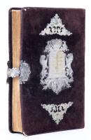 Velvet-Bound Siddur with Silver Mounts, Vienna, 1869