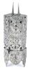 Decorative Miniature Torah Case with Green Stone Settings