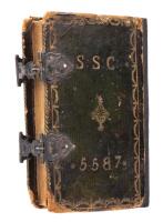 Miniature Hebrew Book with Clasps, Amsterdam, 1823