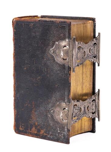Dutch Bible with Ornate Metal Clasps, Amsterdam & Haarlem, 1878