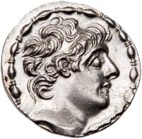 Seleukid Kingdom. Antiochos IX Philopator. Silver Tetradrachm (16.19 g), 114/3-95 BC