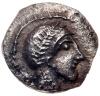 Philistia, Uncertain mint. Obol (0.66 g), 4th century BC.