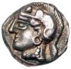 Samaria. Signed series. Silver Obol (0.73 g), ca. 375-333 BC