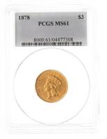 1878. PCGS graded MS61