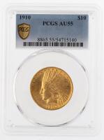 1910 $10 Indian. PCGS graded AU55