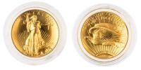 2009. $20.00 Gold Ultra High Relief. 24 kt. .9999 Fine 1 Troy Ounce