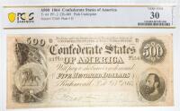 $500 1864 Confederate States of America