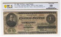 1862, $1 United States Note. Legal Tender