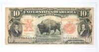 1901, $10 Legal Tender. Bison note