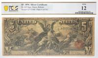 1896, $5 Silver Certificate Educational Note