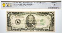 1934-A, $1000 Federal Reserve Note San Francisco