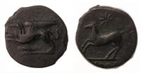 Sicily, Alaisa. Ca. 360-340 BC. AE 22 mm (8.46 g). Choice VF