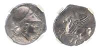Sicily, Syracuse. Time of Timoleon and the Third Democracy. Silver Stater (8.20g)
Stater (8.2g), 344-317 BC