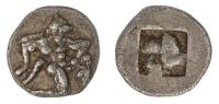 Thrace, Thasos. 510-480 BC. Silver Diobol (1.01 g) 11 mm. XF