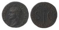Tiberius (Divus Augustus). AE As (11.54 g) 27 mm. About VF