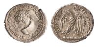 Trajan, AD 98-117. Silver Tetradrachm (12.66) 25 mm. Superb XF