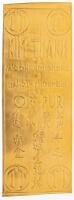 Viet Nam. Gold Tael, ND. Strip of pure gold. About XF