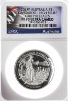 Australia. Dollar, 2014-P. NGC graded PF70 Ultra Cameo