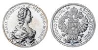 Austria. 5 Ounce Silver Restrike of 1780 Taler, (1986). Brilliant Proof