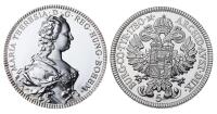 Austria. 5 Ounce Silver Restrike of 1780 Taler, (1986). Brilliant Proof