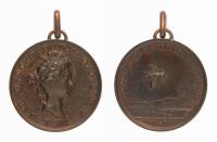 France. Louise B&Atilde;&copy;n&Atilde;&copy;dicte de Bourbon Duchess of Maine Bronze Medal, "1703". About Unc