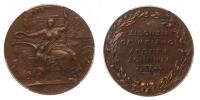 Greece. Olympic Games Athens 10th Anniversary Participant's Medal, 1906.. PCGS graded About Unc Detail (Cleaned)
