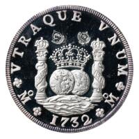 Mexico. 5 Ounces (8 Reales, 1732), 1987. Choice Brilliant Proof