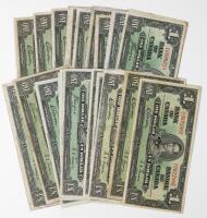 Lot Of 1 Dollar Notes