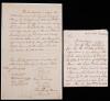 Major William North: Autographed Letter Signed Dated 1803 Regarding his Father In-Law's Estate, James Duane + Second Sig