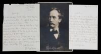 Richard Strauss: Two Autograph Letters Signed and One Signed Cabinet Card.
