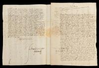King Philip II: Letter Signed by his Sister but Written in His Name, 1557