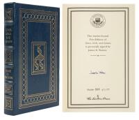 James D. Watson Autographed Limited Edition, First Edition Book "Genes, Girls, and Gamow" Easton Press with Authenticati