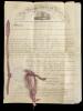 Andrew Jackson Patent Signed as President, 1835