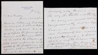 William Jennings Bryan: Autographed Letter Signed as Secretary of State to a Firebrand Preacher, Billy Sunday dated 1913