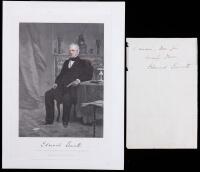 Everett, Edward: 20th US Secretary of State, Senator, House Representative and Governor of Massachusetts ALS From 1860