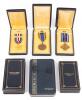 Six Military Medals in Cases: Including The Distinguish Flying Cross, The Silver Star, Legion of Merit Legionnaire