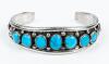 Beautiful Ladies Cuff with Exceptional Sky Blue Turquoise