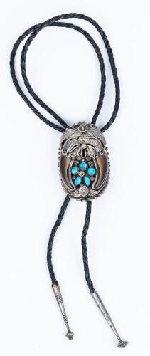 Extremely Appealing Bolo for Men with Outstanding Foliate Detailing